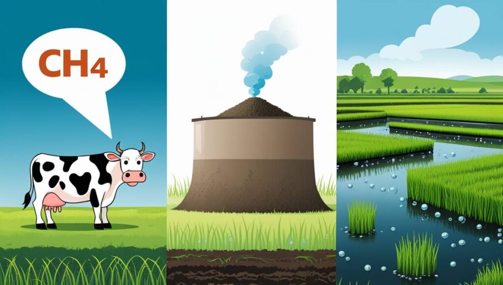 Key Sources of Agricultural Methane