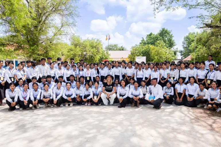 French Celebrity Elodie Gossuin Highlights Cambodia’s Climate Resilience Efforts