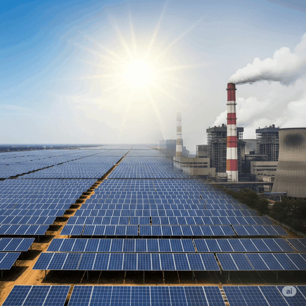 India's Green Game Changer: How Solar Keeps Coal in Check in 2025