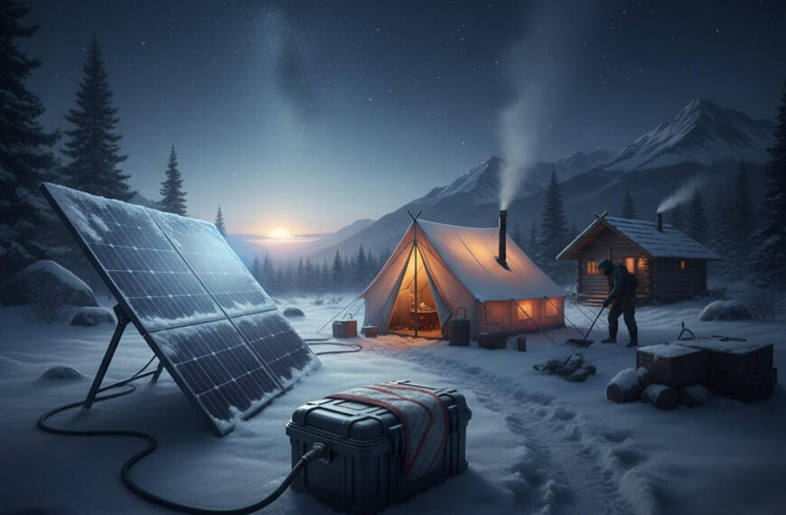 Winter Proofing Your Power: Maximizing Solar Efficiency in Sub-Zero Bushcraft Scenarios