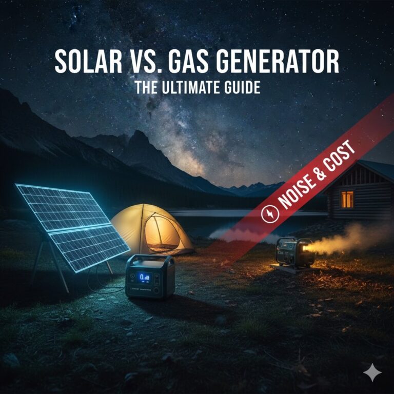 Ultimate Guide: Solar vs. Gas Generator Camping: Why Silent Power is Your Tactical Edge