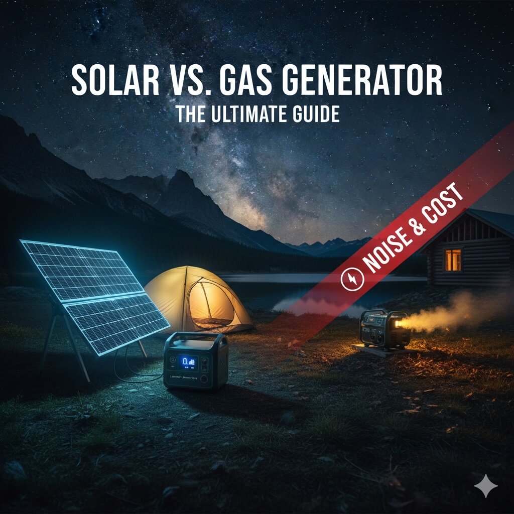 Ultimate Guide: Solar vs. Gas Generator Camping: Why Silent Power is Your Tactical Edge