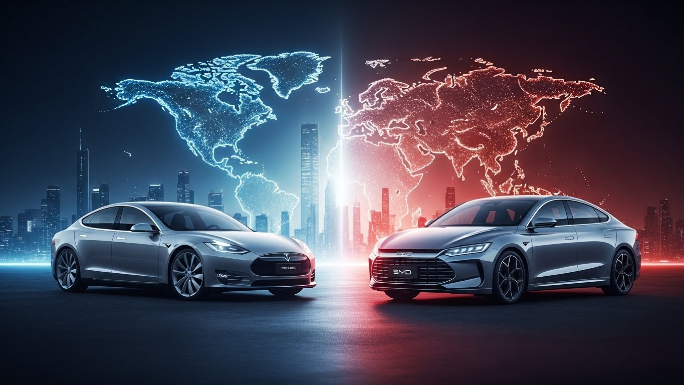Why Tesla Lost Its Crown as the World’s #1 EV Maker to BYD in 2026